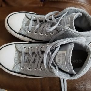 Gray Converse shoes. Worn once.